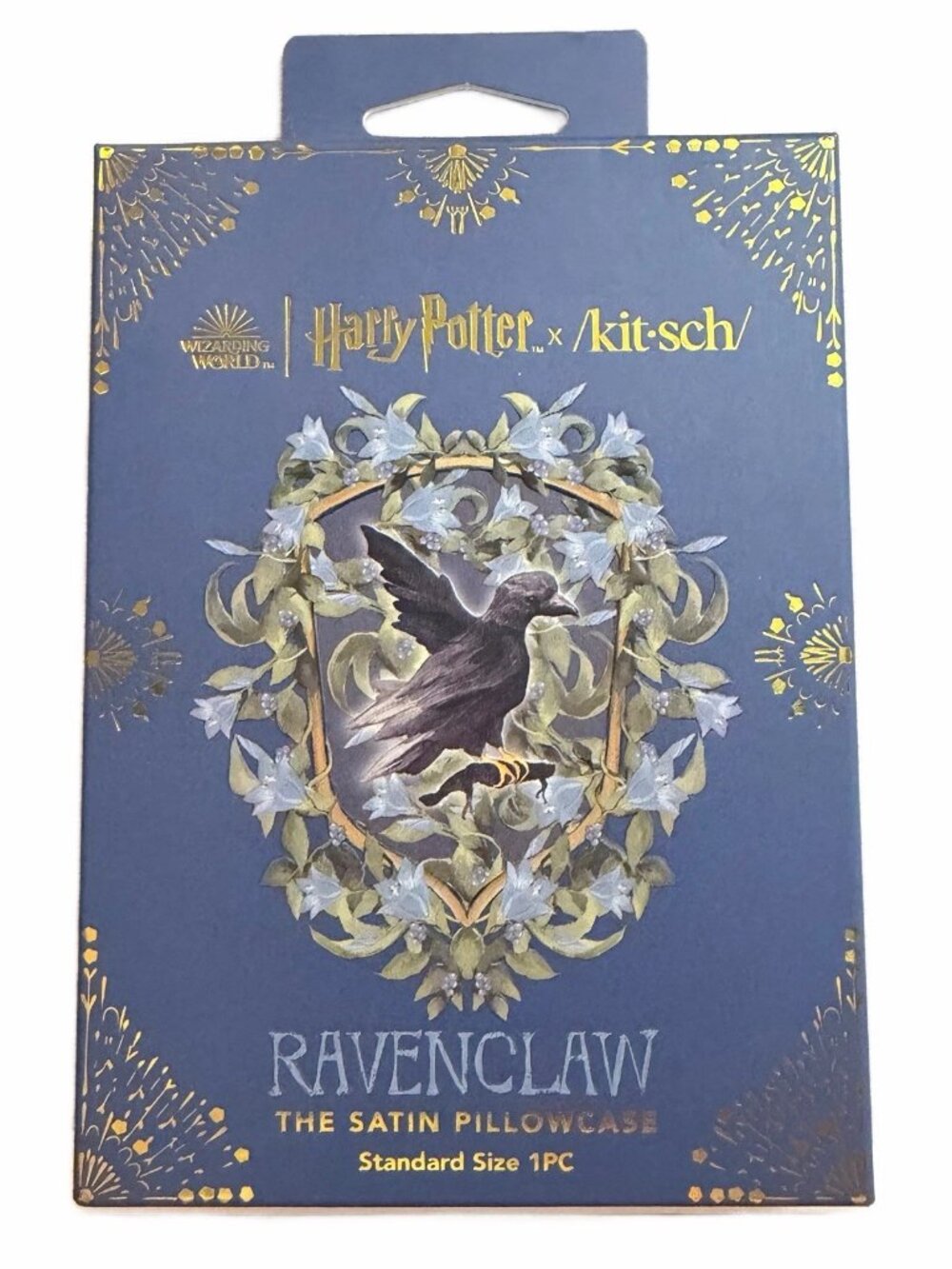 Kit•sch x Harry Potter Ravenclaw Satin Zipper Pillowcase Standard/Queen New